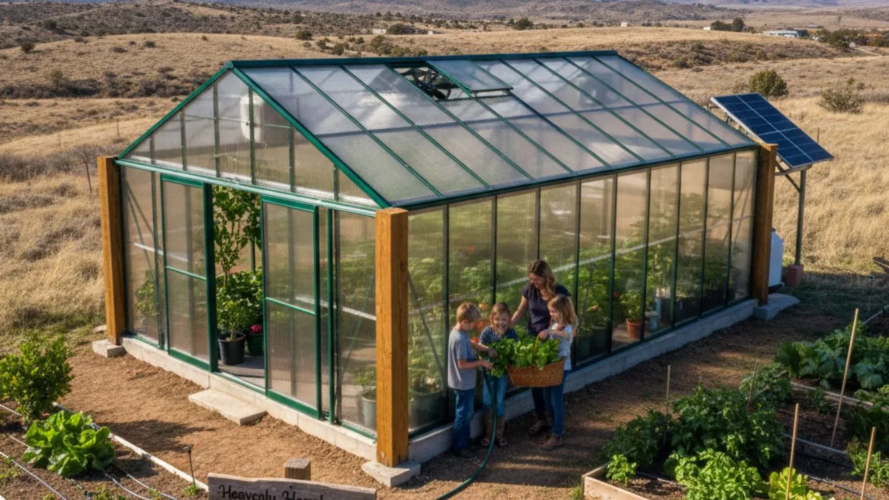 Local residential greenhouse in Chino Valley