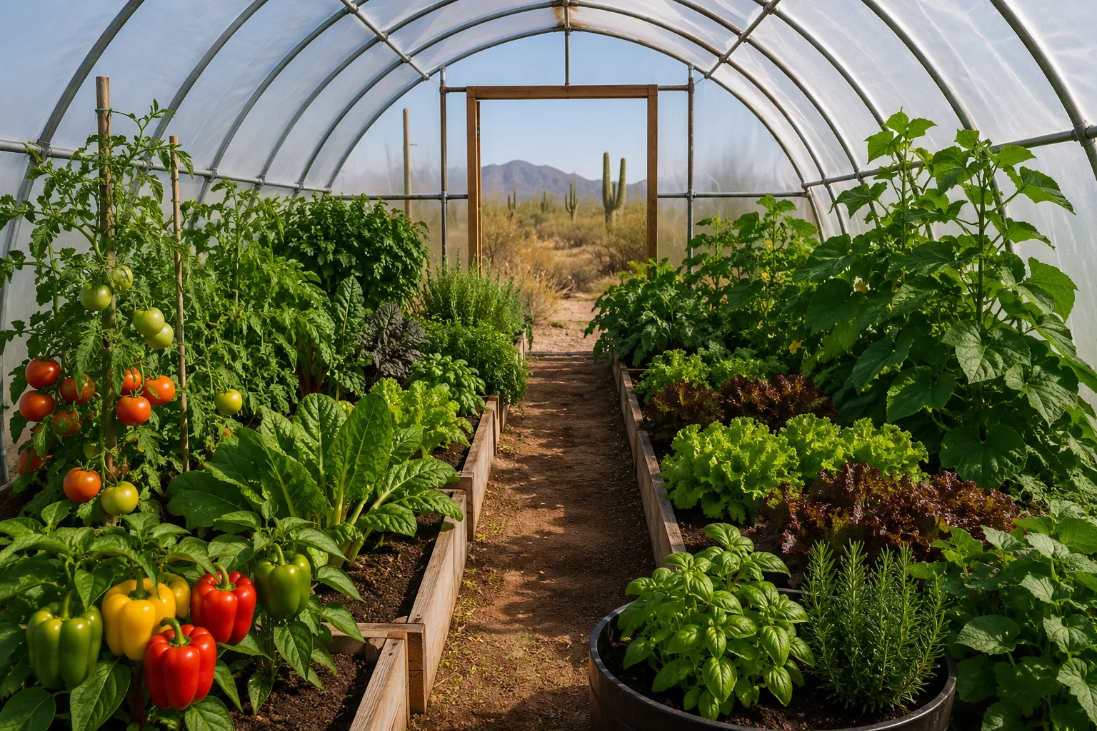 Best Plants to Grow in a Hoop House in Arizona Climate