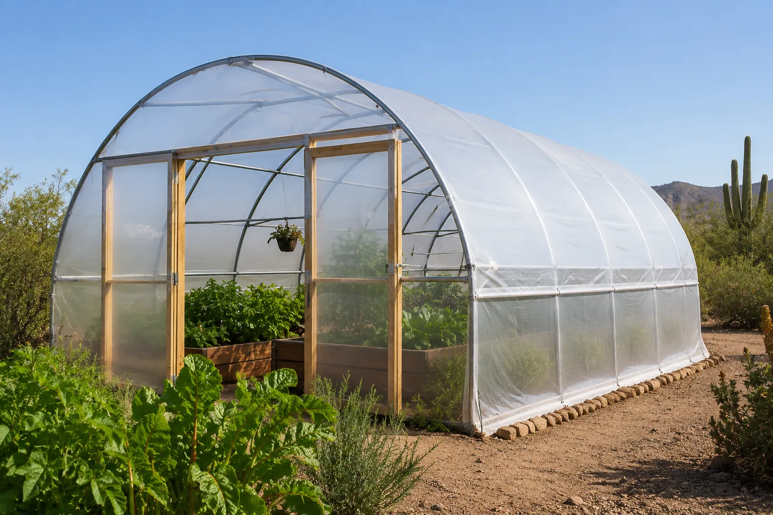 Can Hoop Houses Handle Arizona Wind and Snow