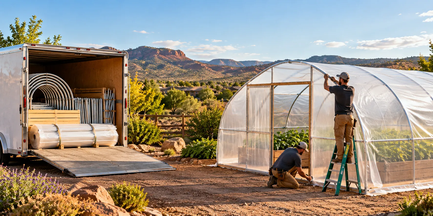 How Hoop House Delivery and Setup Works in Prescott Valley